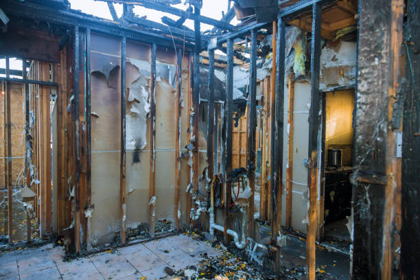 Professional Fire Damage Removal technician working in Conway, SC